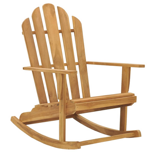 Apex Adirondack Rocking Chair Solid Teak Wood