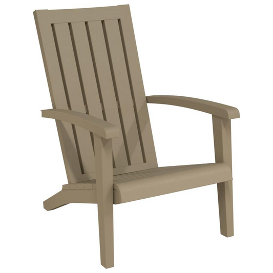 Apex Patio Adirondack Chair Light Brown Polypropylene